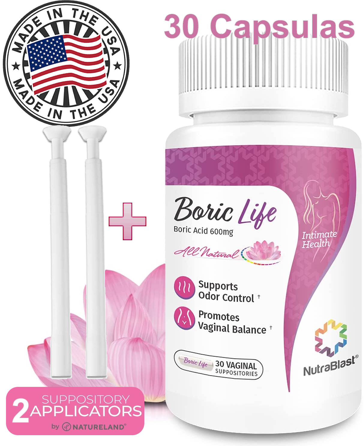 Boric Life Ovulos Vaginales Acido Borico