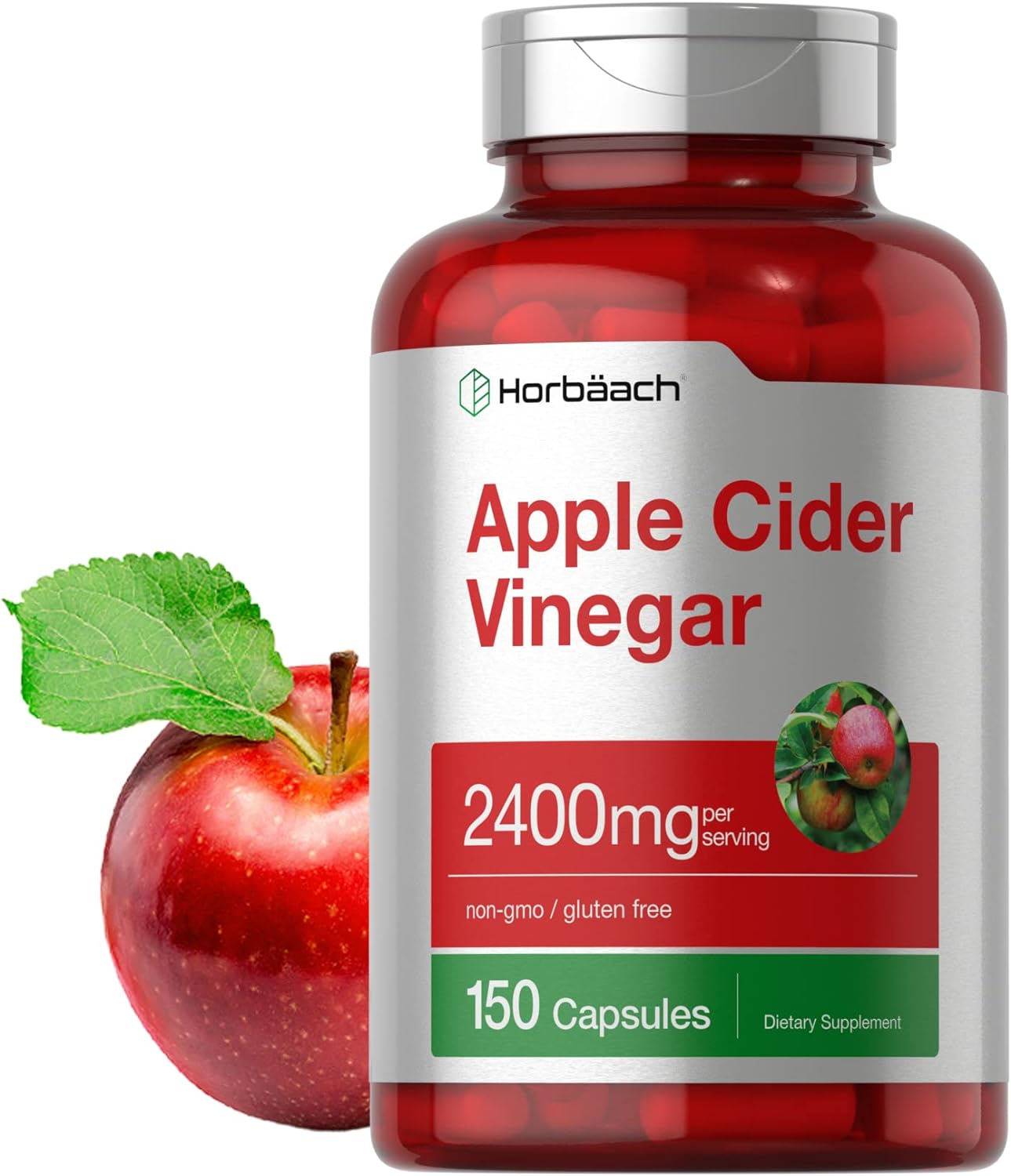 Vinagre de Sidra de Manzana 2400mg 150 Caps