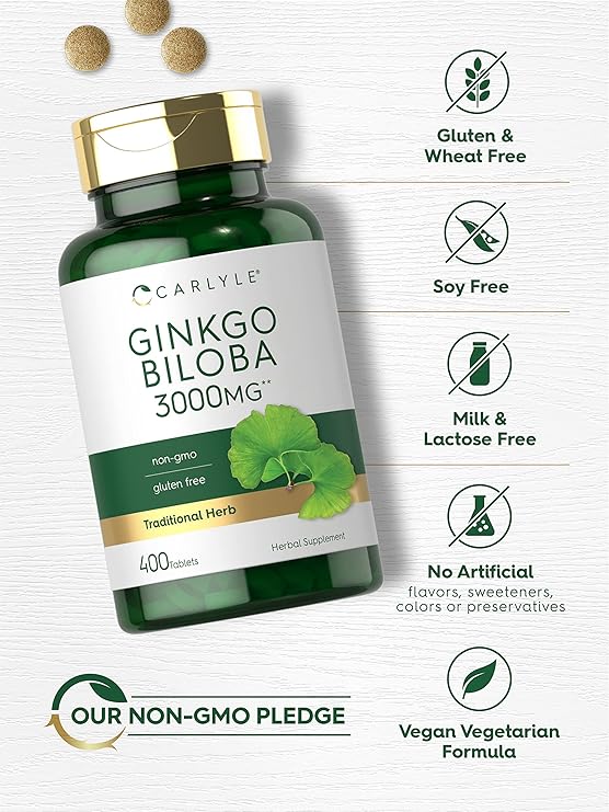 GINKGO BILOBA 3000MG. CARLYLE