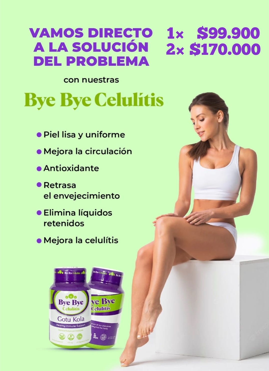 Bye Bye Celulitis Gotu Kola