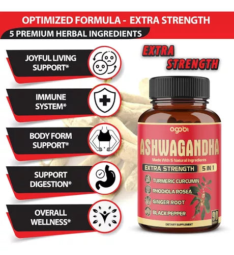 ASHWAGANDHA EXTRA STRENGTH AGOBI